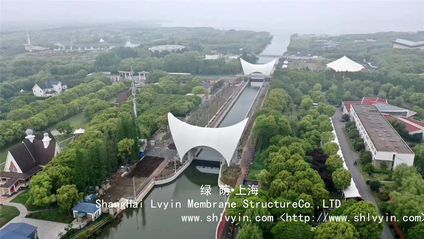 PTFE膜工程--為淀浦河西閘口增添一道靚麗的風景線！